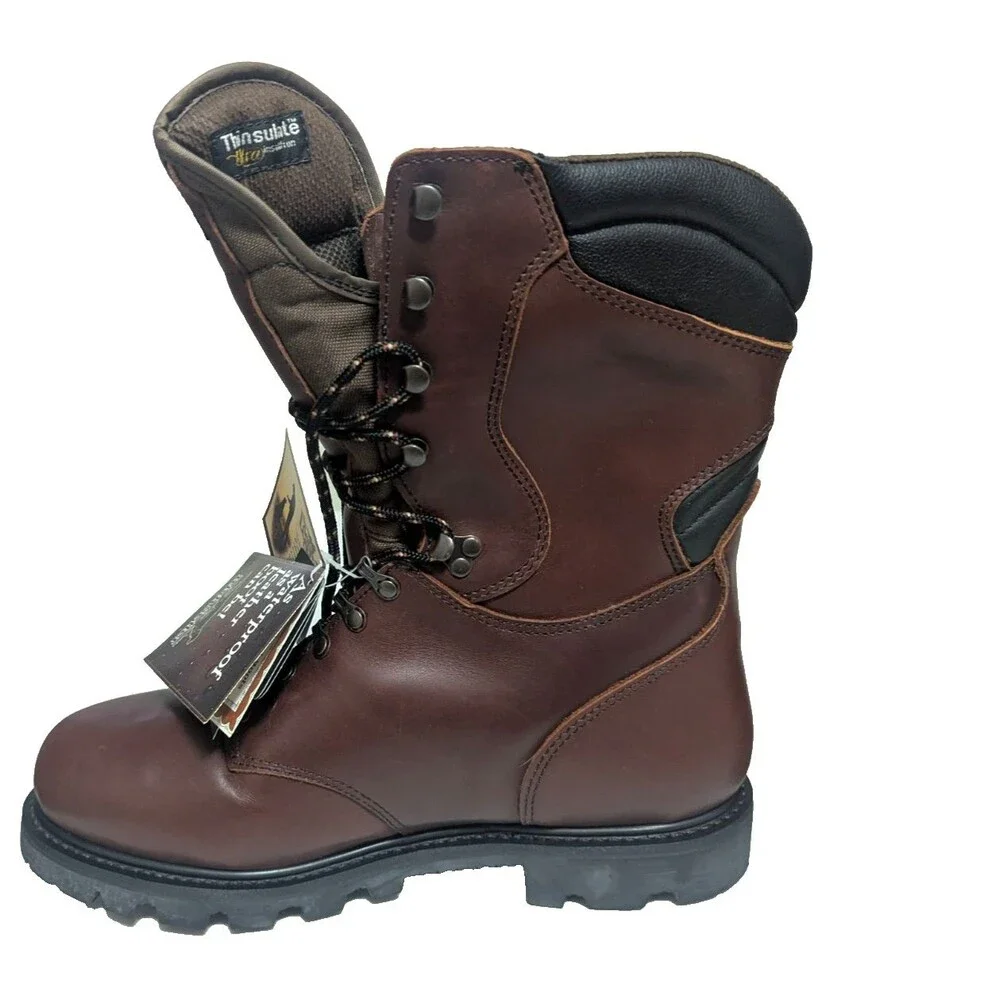 Irish Setter Men's Outdoor/Hunting Boots 14D Big Brown Style 898 VTG NWT